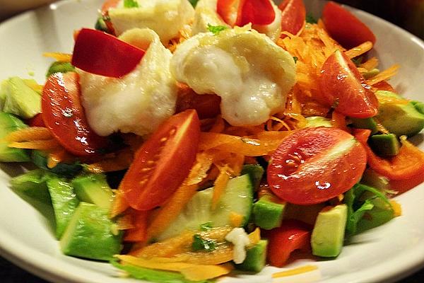 Goat Cheese Salad with Avocado