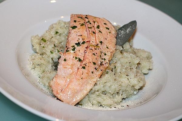 Gorgonzola – Risotto with Salmon