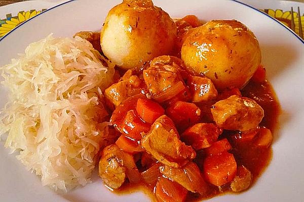 Goulash from Pork Topside