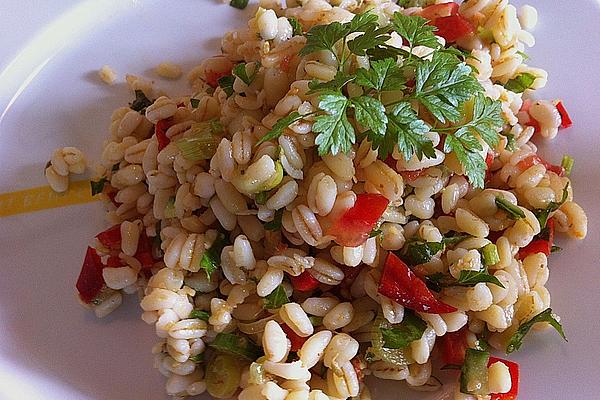 Grain Salad Verona with Cucumber, Tomato, Paprika