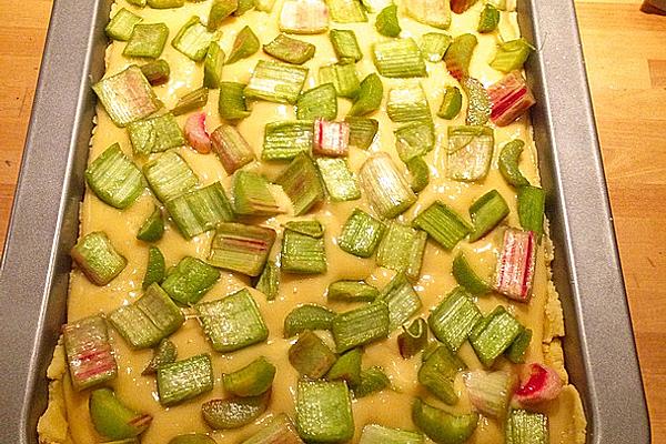 Grandma Erika`s Best Rhubarb Cake in World