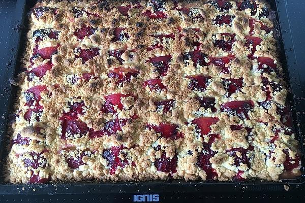 Grandma`s Plum Cake with Sprinkles