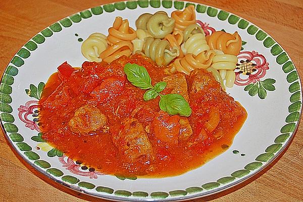 Grandpa`s Paprika Goulash with Butter Noodles