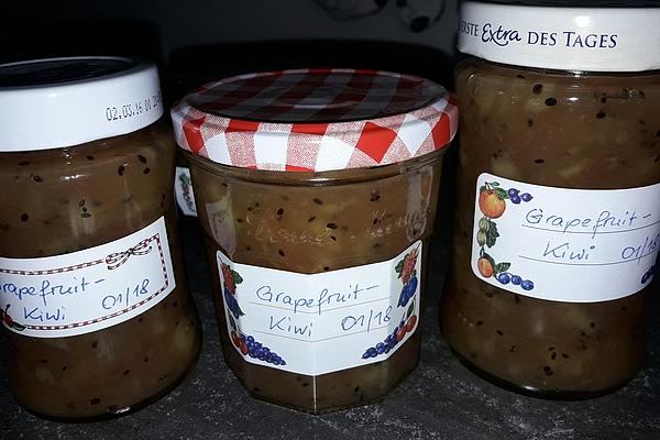 Grapefruit and Kiwi Jam