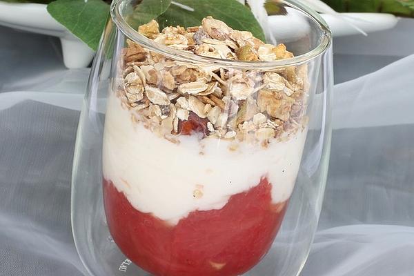 Grapefruit Yogurt with Crunchy Muesli