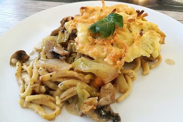 Gratinated Cheese Spaetzle