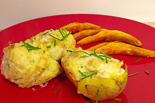 Gratinated Gorgonzola Potatoes