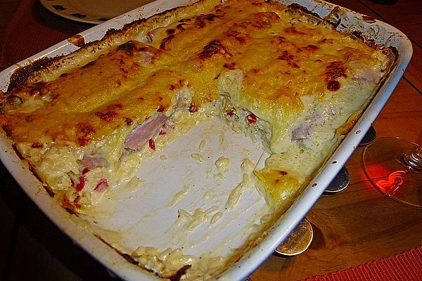 Gratinated Ham Rolls