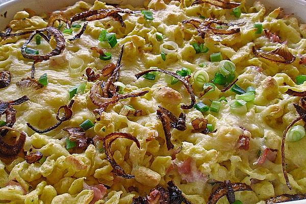 Gratinated Ham Spaetzle
