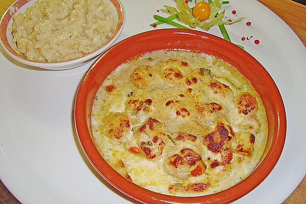 Gratinated Scallop