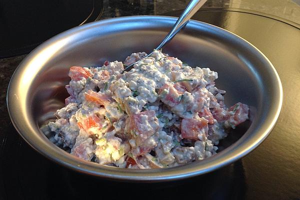 Great Salad with Cottage Cheese