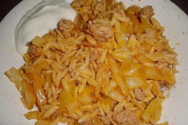 Greek Cabbage Pasta