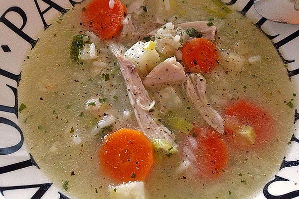 Greek Chicken Soup with Lemon