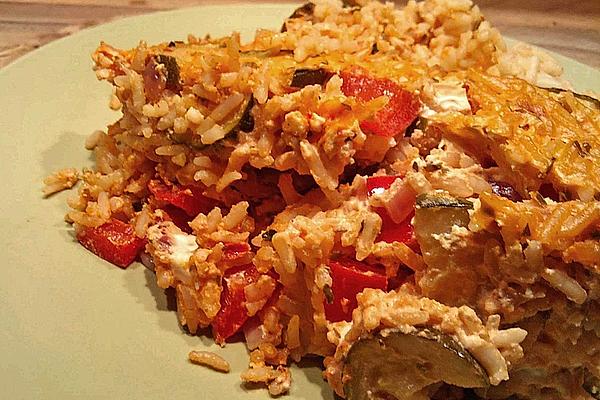 Greek Zucchini Rice Casserole À La Mäusle