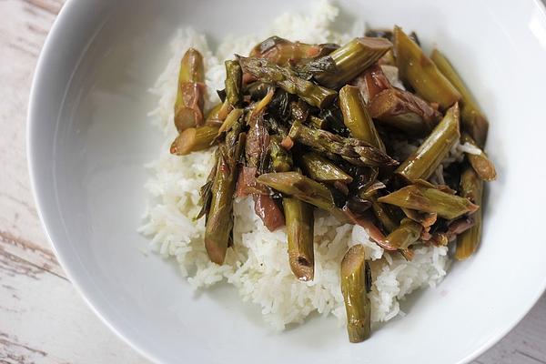 Green Asparagus from Wok