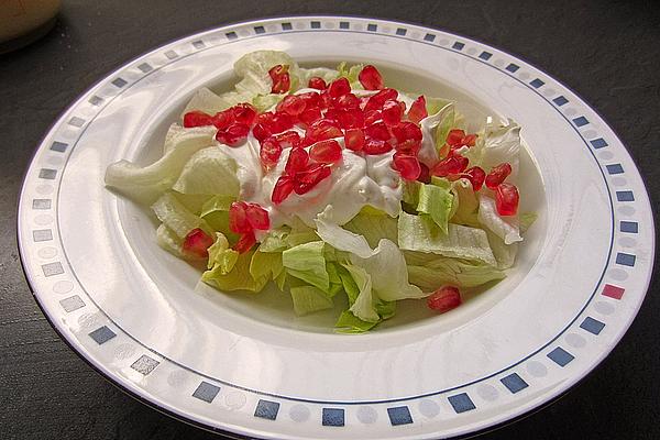 Green Salad with Pomegranate