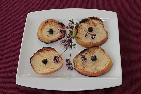 Grilled and Caramelized Apple Slices À La Didi