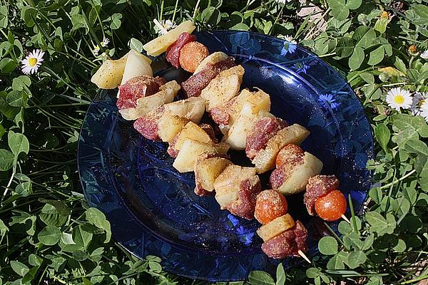 Grilled Duck Skewers