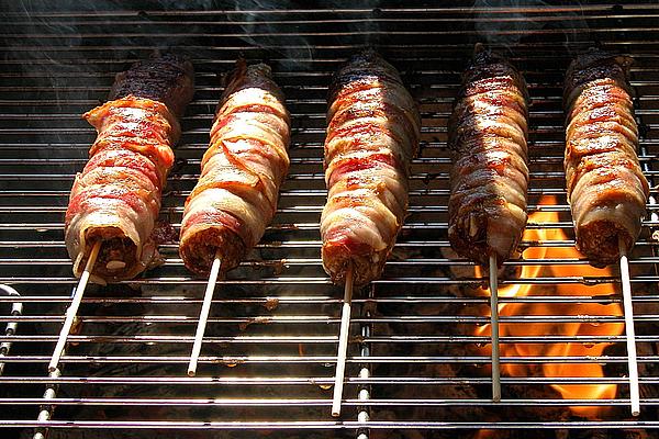 Grilled Minced Meat Skewers