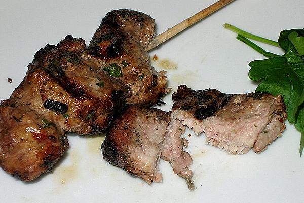 Grilled Veal Skewers