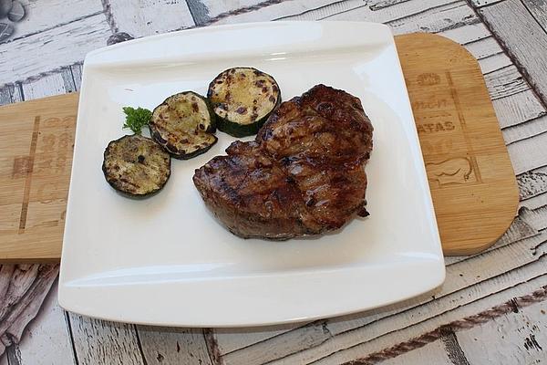 Grilled Zucchini with Garlic and Olive Oil