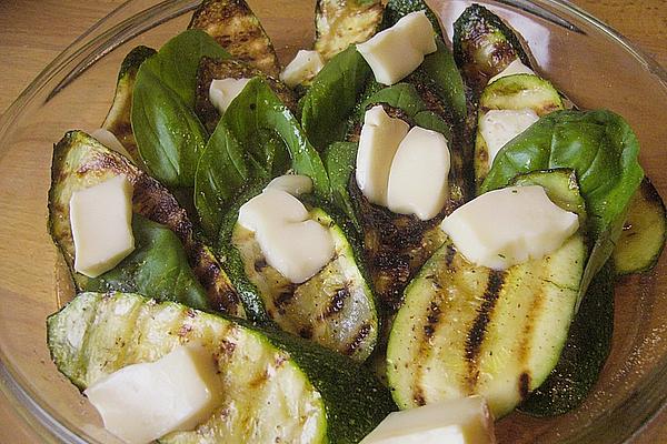 Grilled Zucchini with Taleggio