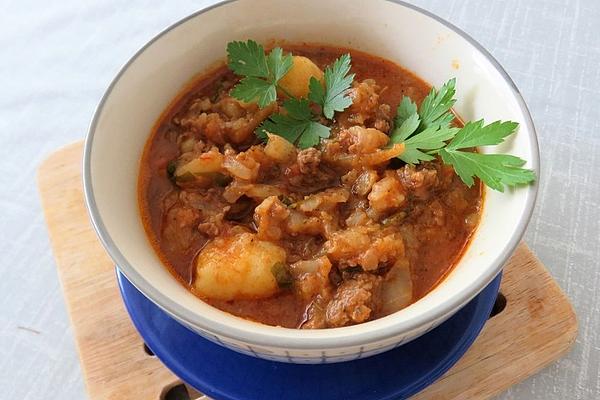 Ground Beef and Cabbage Soup