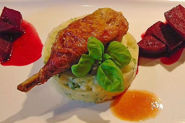 Guinea Fowl with Braised Vegetables