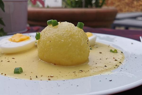 Half and Half Potato Dumplings, After Grandma Johanna