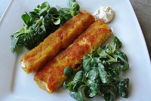 Ham Rolls with Cheese – Breaded