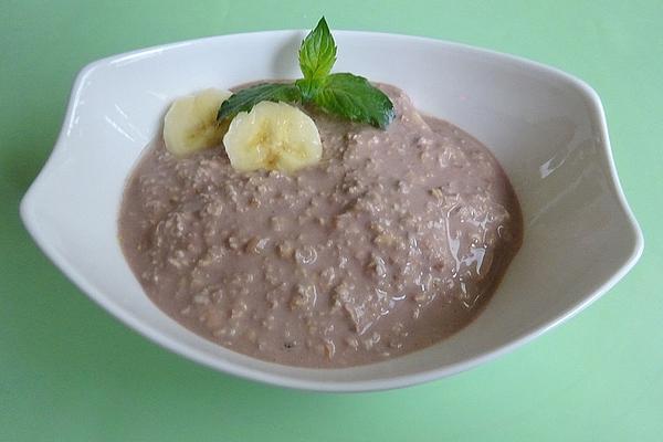 Healthy Chocolate Oatmeal