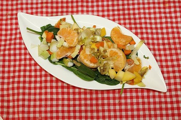 Healthy, Exotic Warm Salad