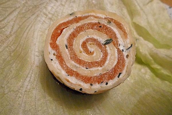 Herbal Cream Cheese Salmon Roll