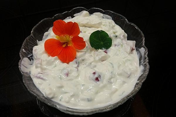 Herbal Quark and Goat Cream Cheese Dip