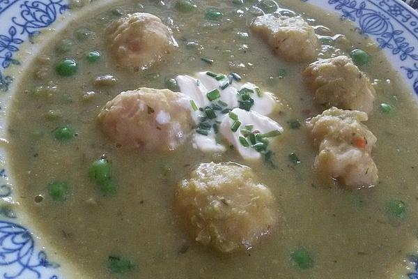 Hessian Green Pea Soup