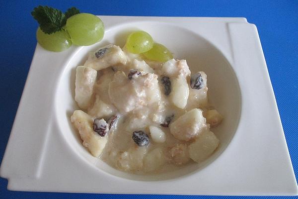 Homemade Juicy Fruit Yoghurt