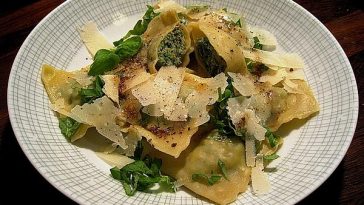 Lasagna with Spinach – Parmesan – Filling