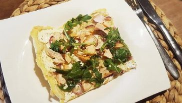 Tarte Flambée De Luxe with Rocket