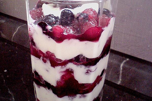 Honey Quark with Wild Berries