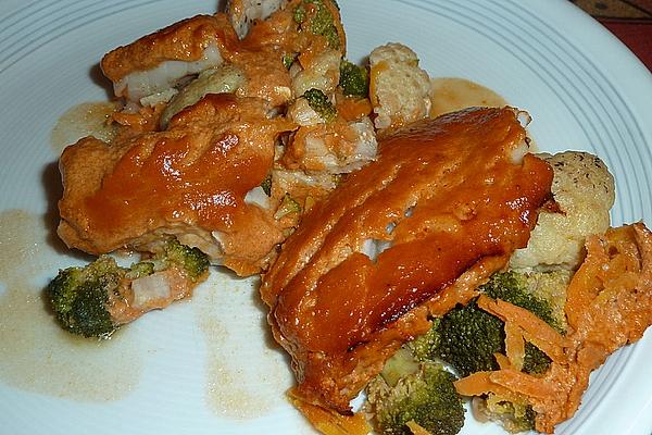 Horseradish – Fish in Bed Of Vegetables
