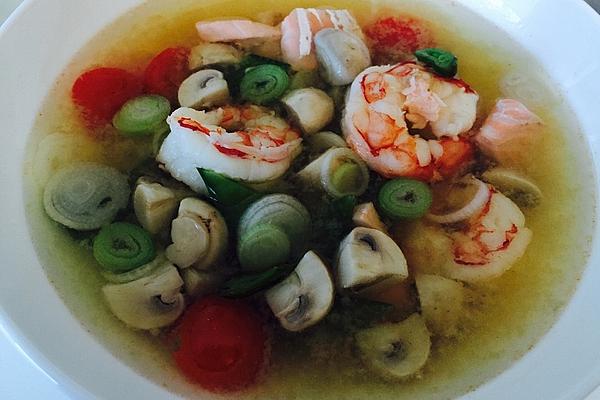 Hot and Sour Shrimp Soup