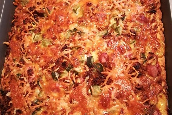 Hotdog – Pizza (Quark – Oil – Dough)