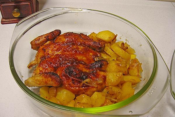 House Chicks in Honey Marinade