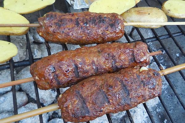 Hungarian Style Mince Skewers