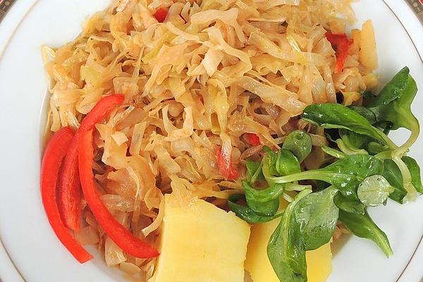 Hungarian Warm White Cabbage with Paprika