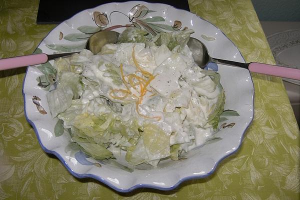 Iceberg Lettuce in Lemon Cream