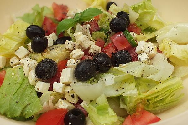 Iceberg Tomato Cucumber Salad