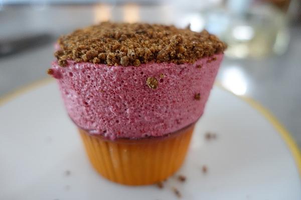 Iced Blackberry Soufflé