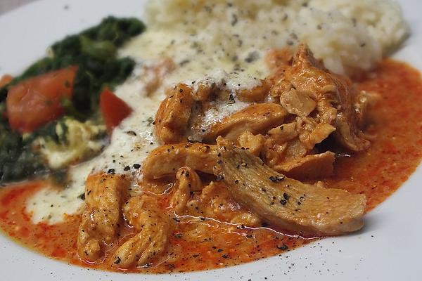 Indian Butter Chicken with Palak Paneer