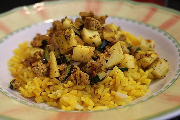 Indian Curry Mango Tofu